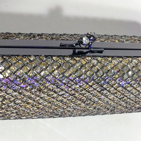 Hard Metallic Bronze Clutch - Picture 2 of 5